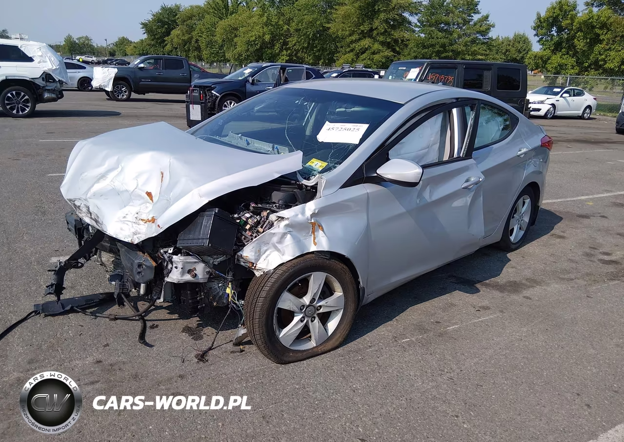 2012 Hyundai Elantra Gls (Ulsan Plant) VIN:KMHDH4AE7CU356630 - 2