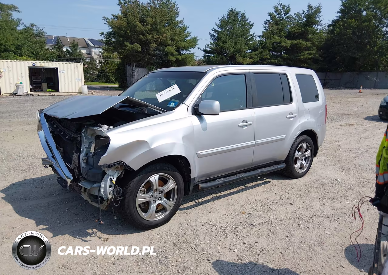 2012 Honda Pilot Ex-L VIN:5FNYF4H58CB070960 - 2