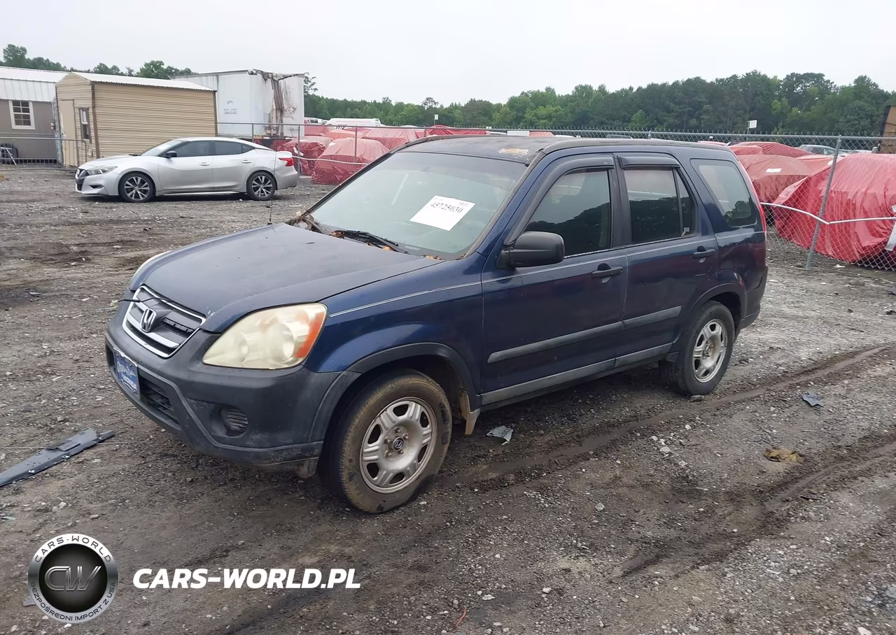 2005 Honda Cr-V Lx VIN:SHSRD68545U301368 - 2