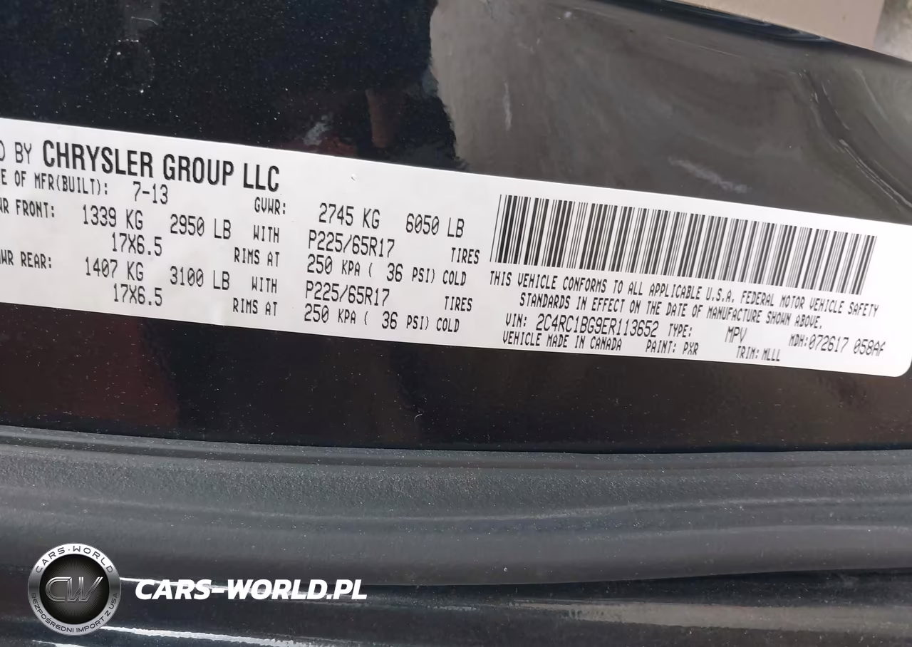 2014 Chrysler Town & Country Touring VIN:2C4RC1BG9ER113652 - 9