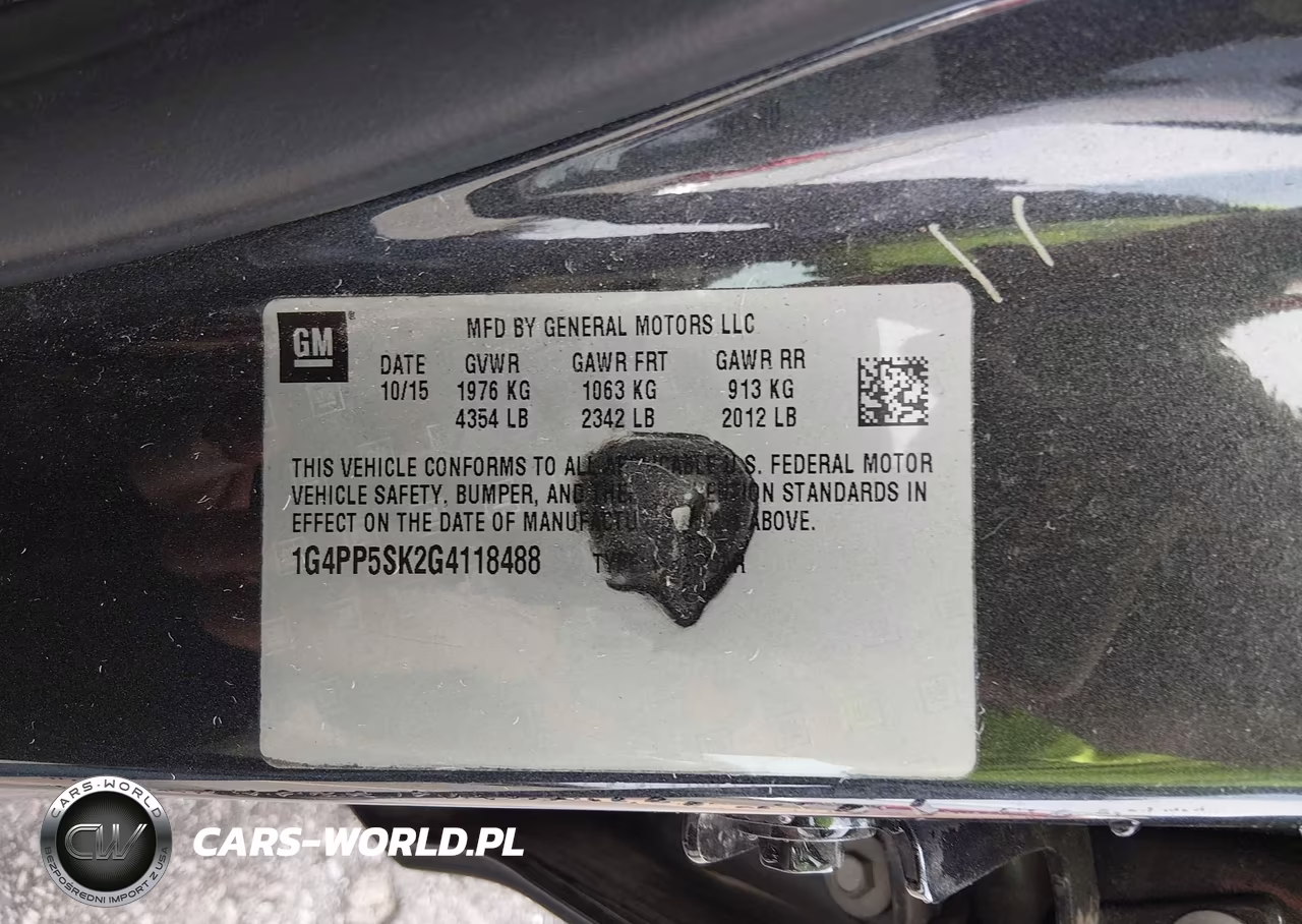 2016 Buick Verano VIN:1G4PP5SK2G4118488 - 9