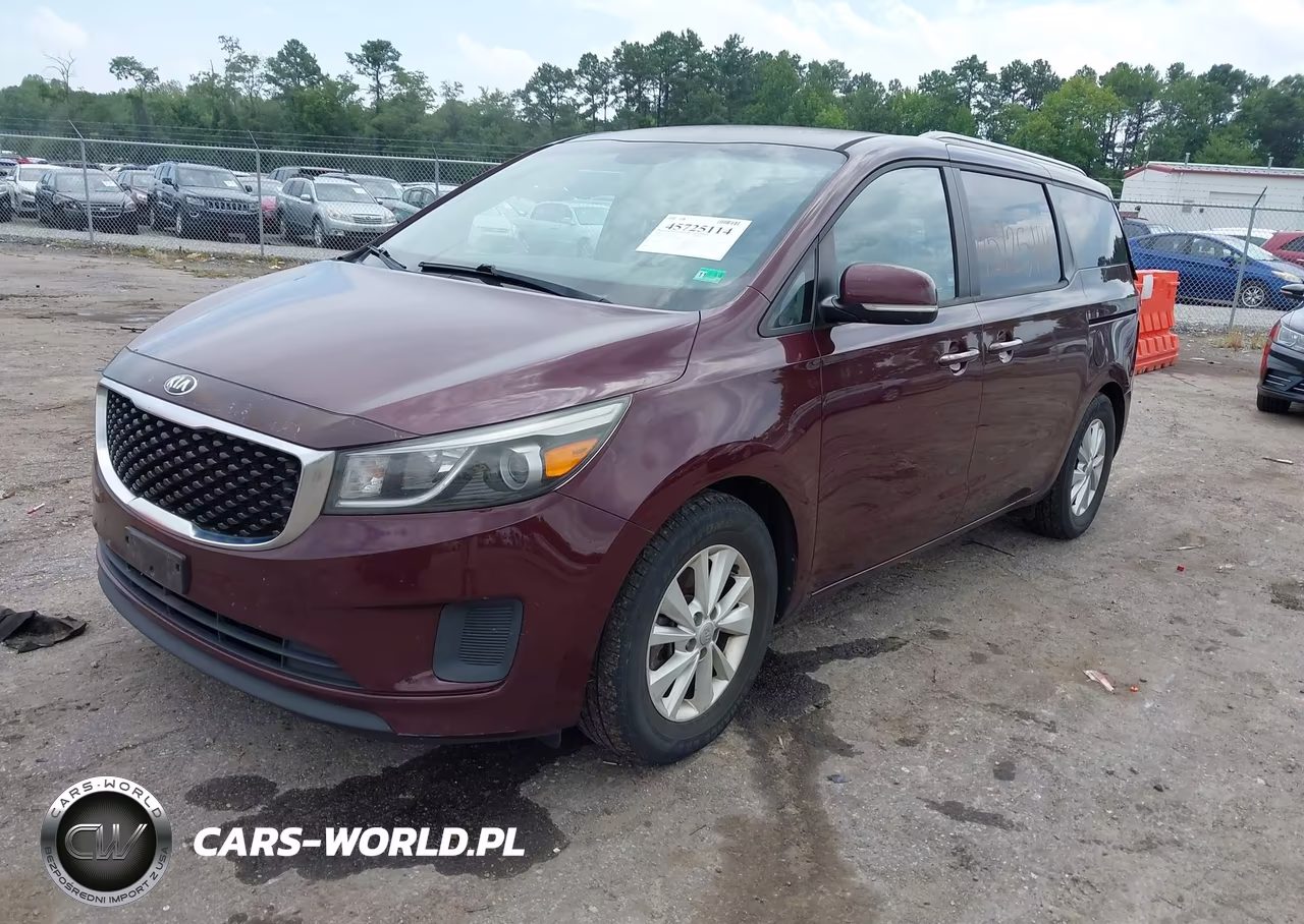 2016 Kia Sedona Lx VIN:KNDMB5C15G6085776 - 2