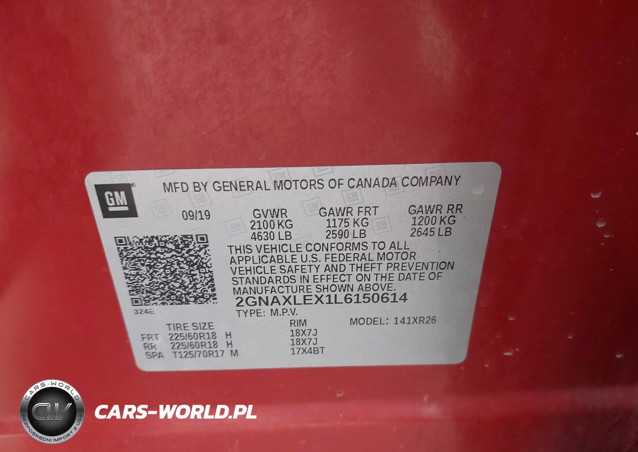 2020 Chevrolet Equinox Fwd Lt 2.0L Turbo VIN:2GNAXLEX1L6150614 - 9
