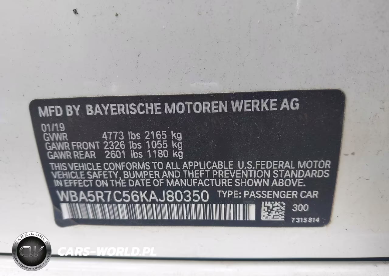 2019 BMW 330I xDrive VIN:WBA5R7C56KAJ80350 - 9