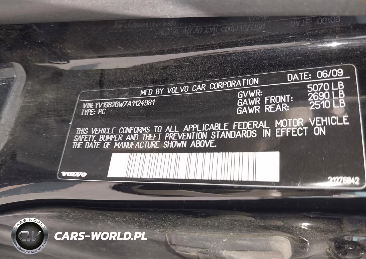 2010 Volvo V70 3.2-3.2 R-Design VIN:YV1982BW7A1124981 - 9