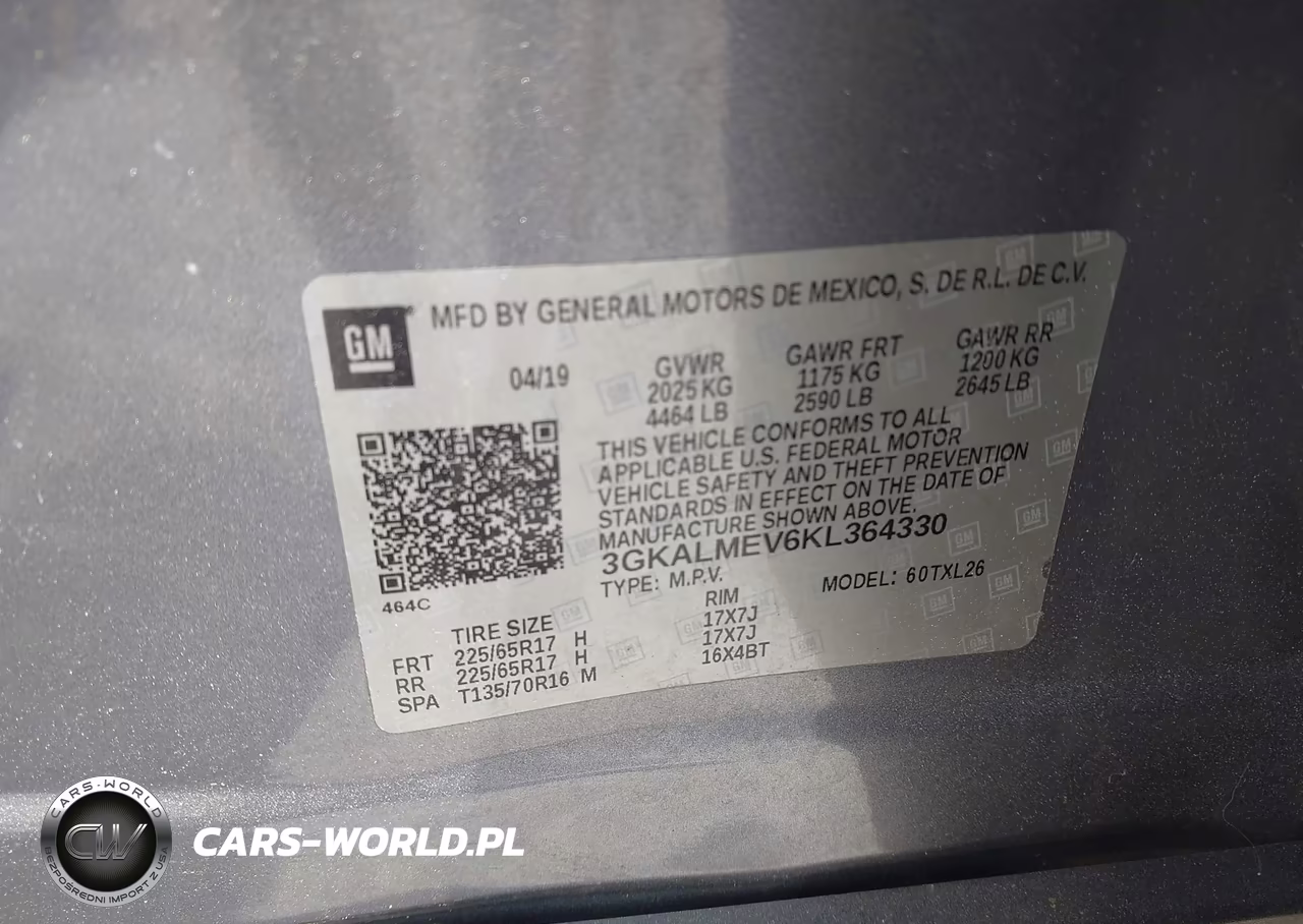 2019 GMC Terrain Sle VIN:3GKALMEV6KL364330 - 9