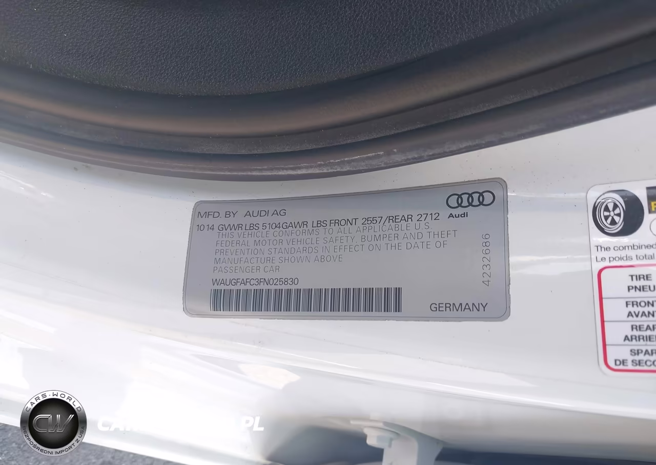 2015 Audi A6 2.0T Premium VIN:WAUGFAFC3FN025830 - 9