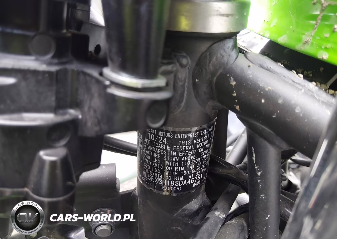 2025 Kawasaki Ex500 H VIN:ML5EXGH19SDA46751 - 10