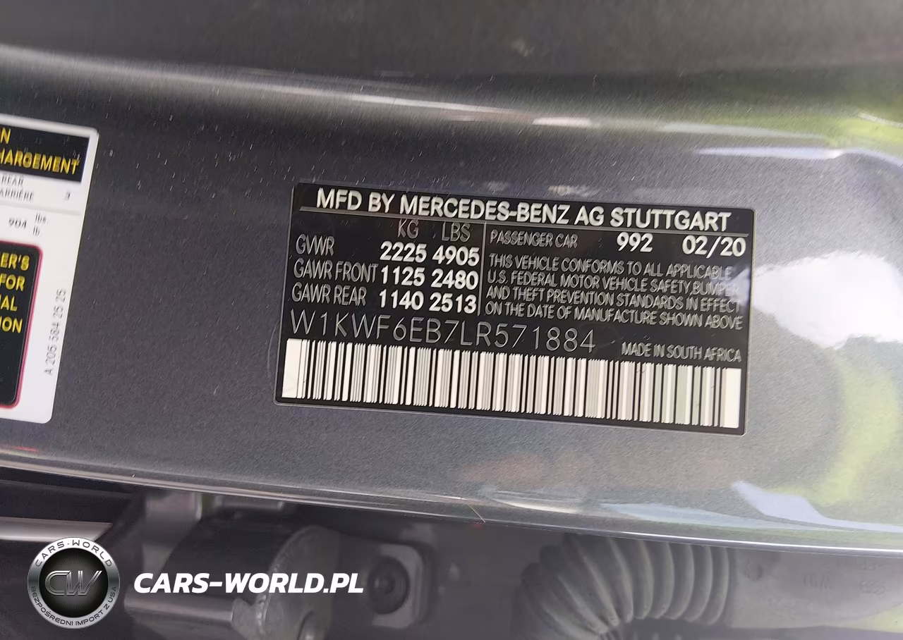 2020 Mercedes-Benz Amg C 43 4Matic VIN:W1KWF6EB7LR571884 - 9
