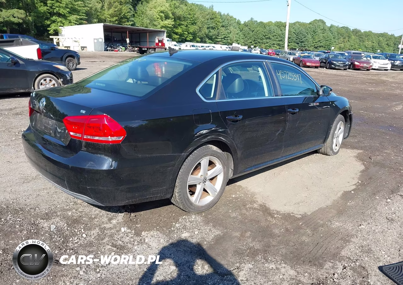 2013 Volkswagen Passat 2.5L Se VIN:1VWBP7A3XDC012776 - 4