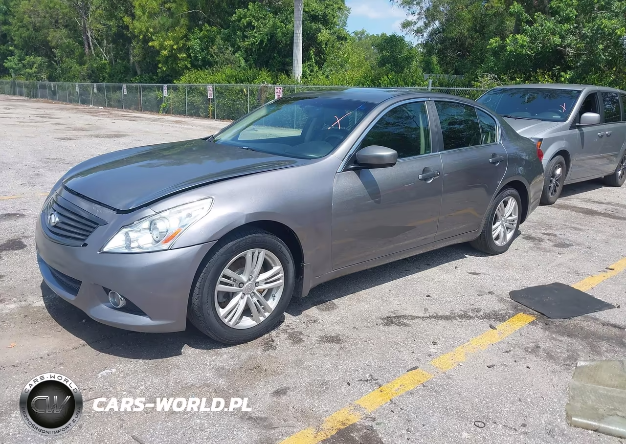 2012 Infiniti G25X VIN:JN1DV6AR3CM862471 - 2