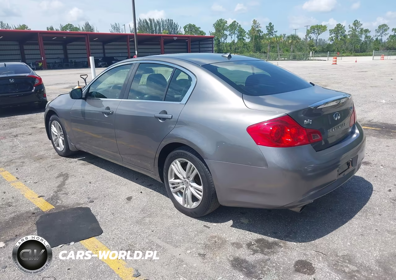 2012 Infiniti G25X VIN:JN1DV6AR3CM862471 - 3