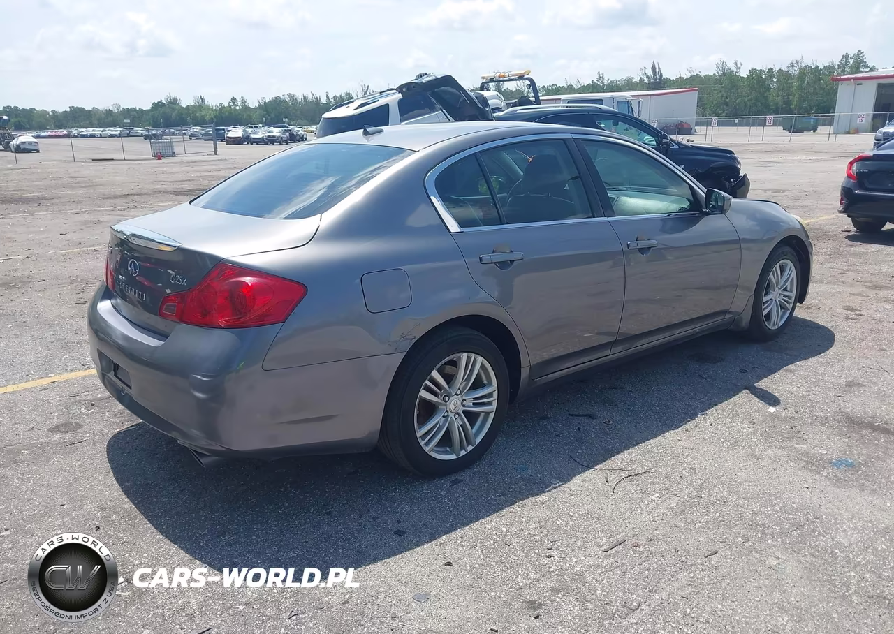 2012 Infiniti G25X VIN:JN1DV6AR3CM862471 - 4