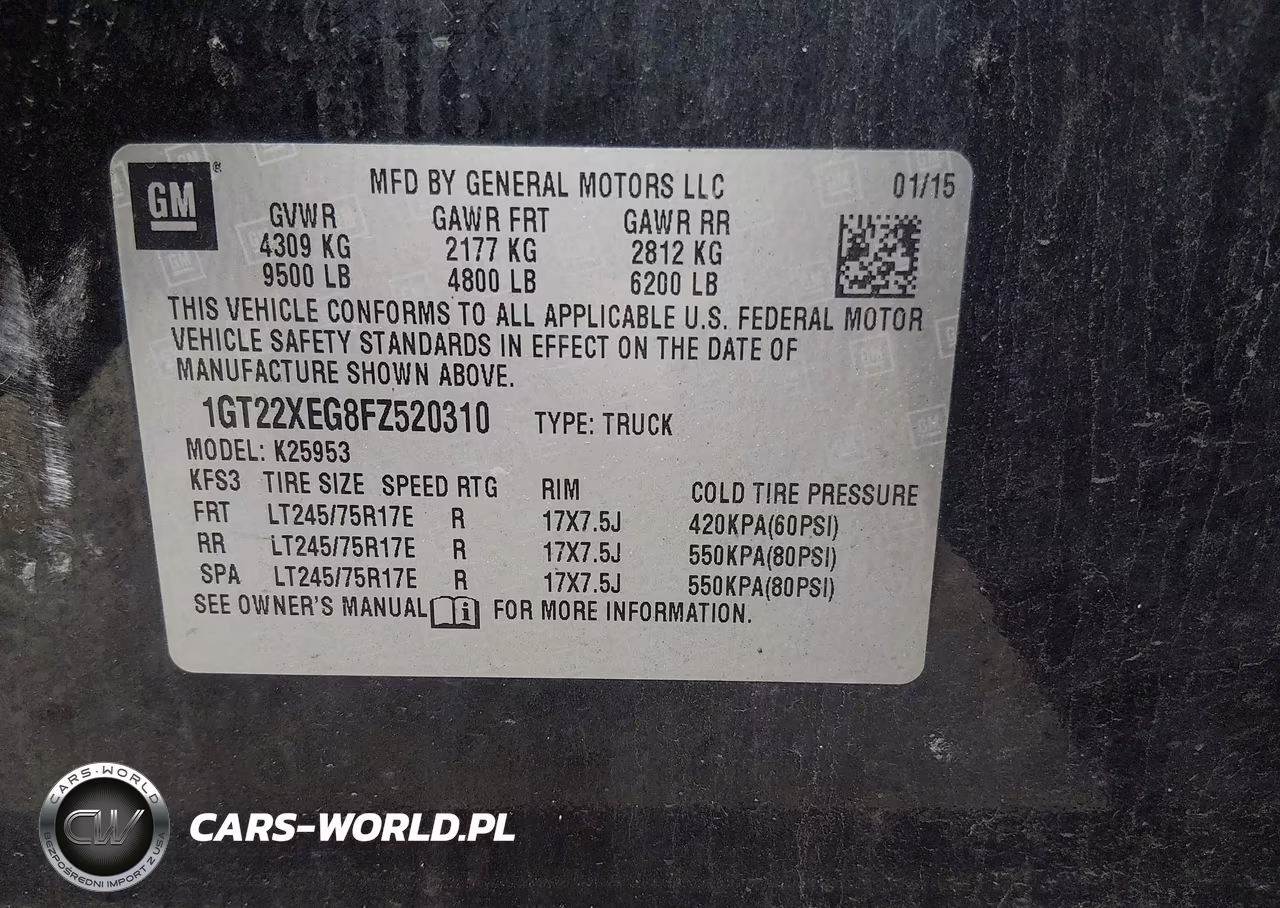 2015 GMC Sierra 2500Hd Available Wifi VIN:1GT22XEG8FZ520310 - 9