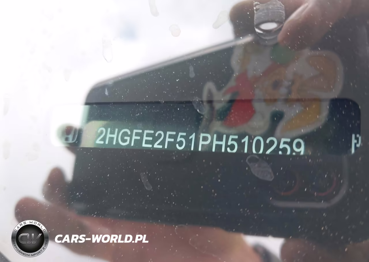2023 Honda Civic Sport VIN:2HGFE2F51PH510259 - 9