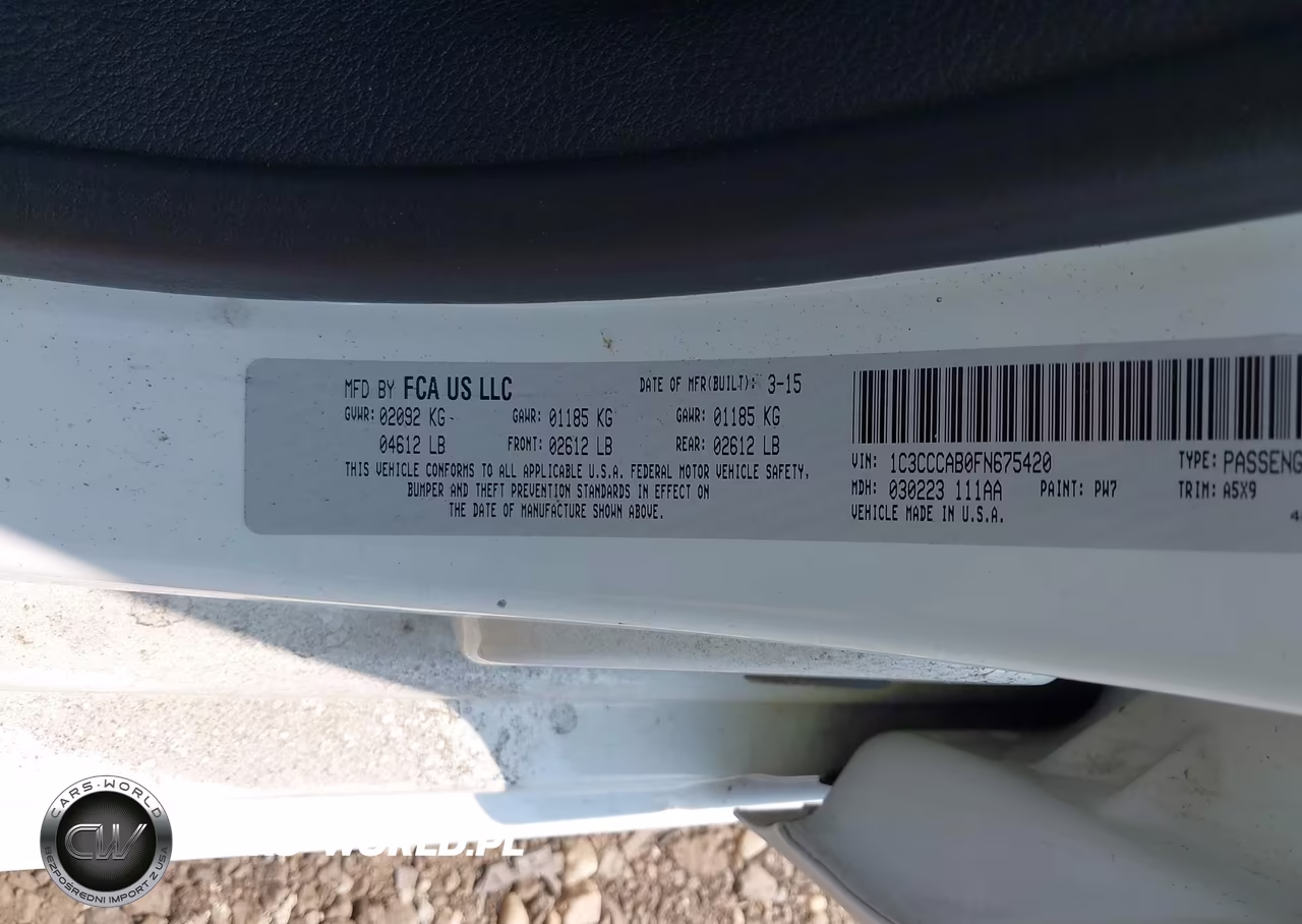 2015 Chrysler 200 Limited VIN:1C3CCCAB0FN675420 - 9