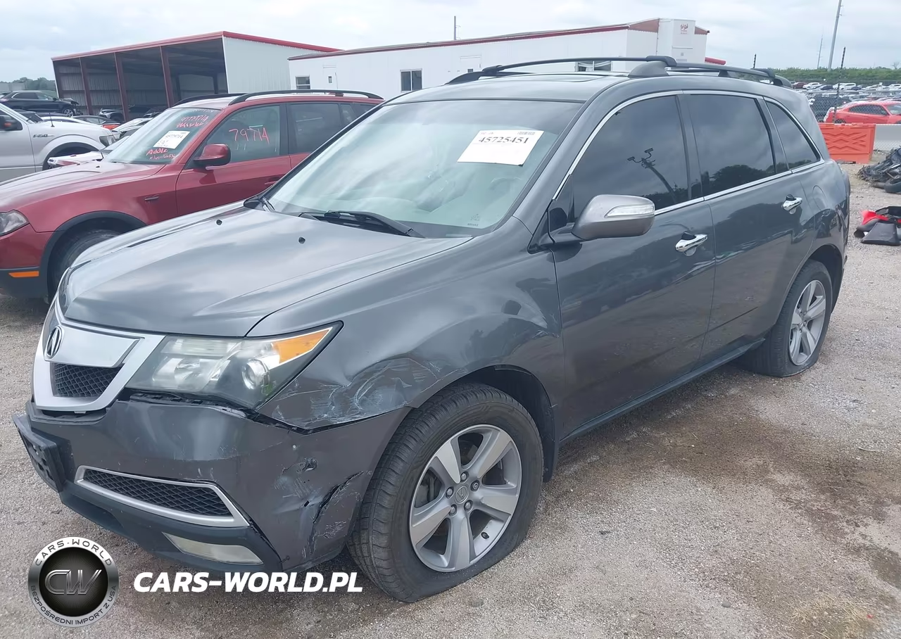 2012 Acura Mdx VIN:2HNYD2H23CH535522 - 2