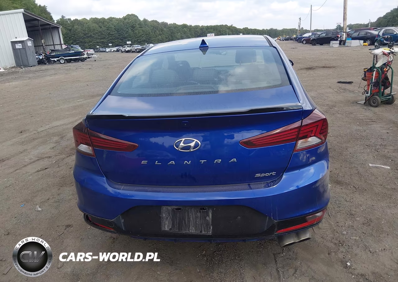 2019 Hyundai Elantra Sport VIN:KMHD04LB6KU862040 - 17