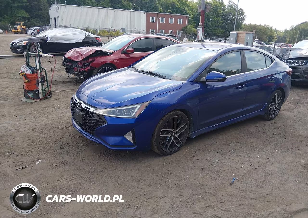2019 Hyundai Elantra Sport VIN:KMHD04LB6KU862040 - 2