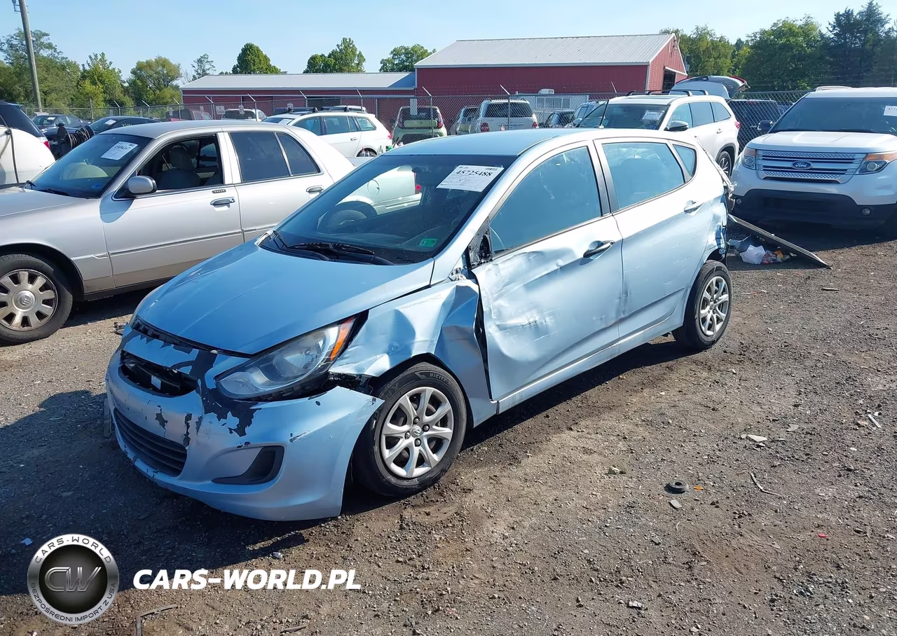 2013 Hyundai Accent Gs VIN:KMHCT5AE1DU060150 - 2