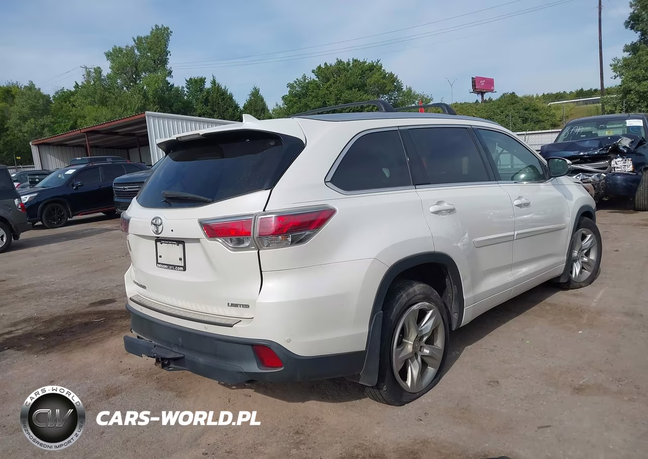 2014 Toyota Highlander Limited V6 VIN:5TDYKRFH3ES025638 - 4
