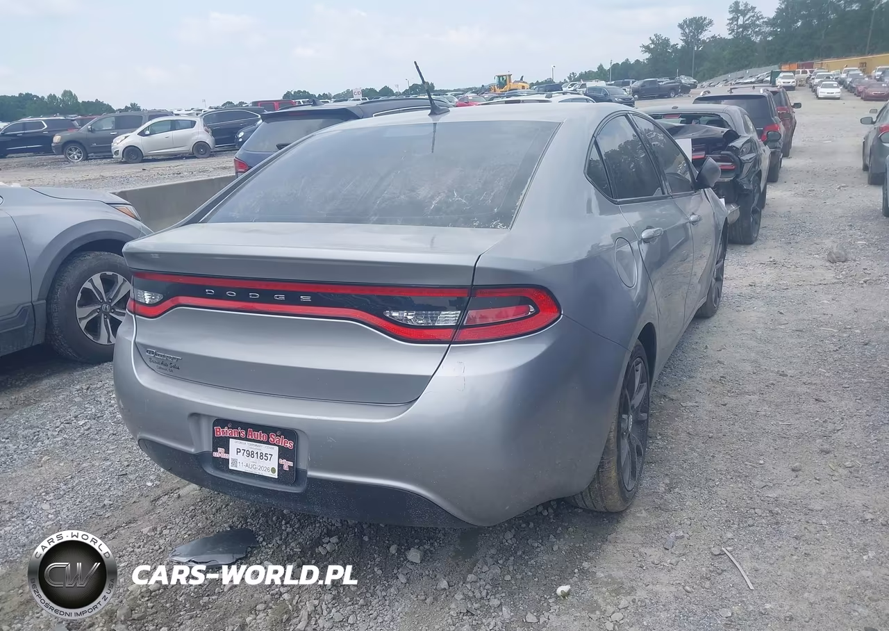 2016 Dodge Dart Se VIN:1C3CDFAA3GD607920 - 4