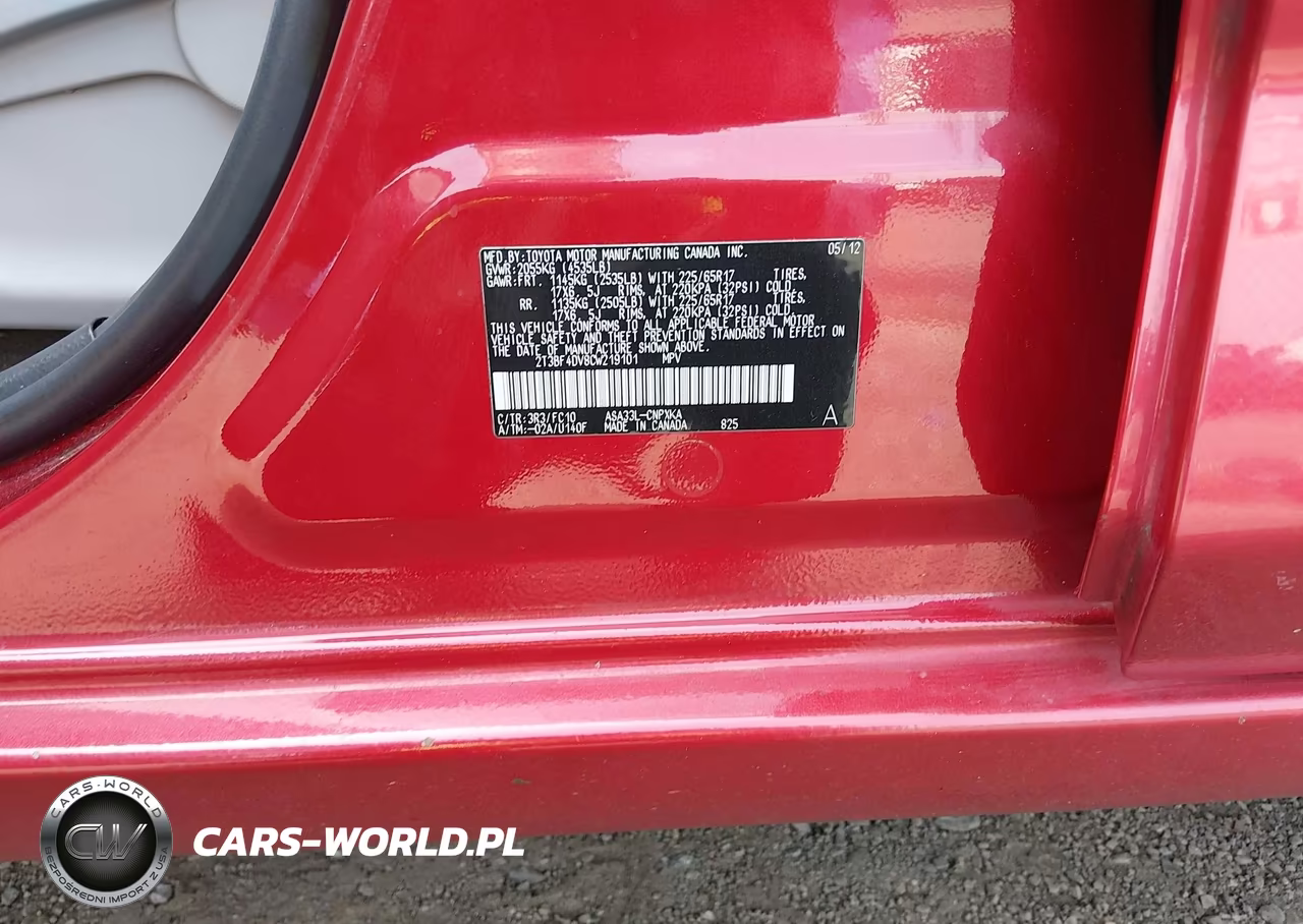 2012 Toyota Rav4 VIN:2T3BF4DV8CW219101 - 9