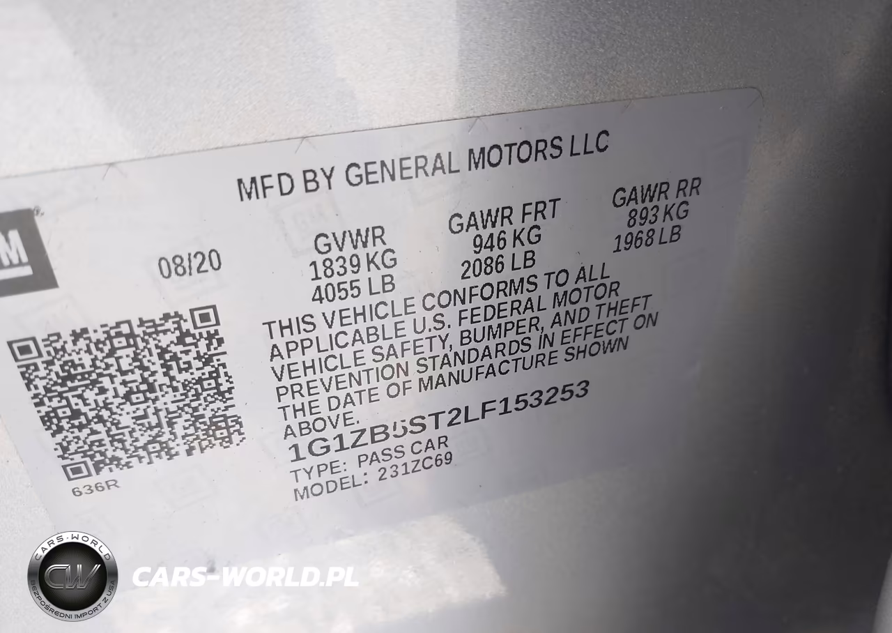 2020 Chevrolet Malibu Fwd Ls VIN:1G1ZB5ST2LF153253 - 9
