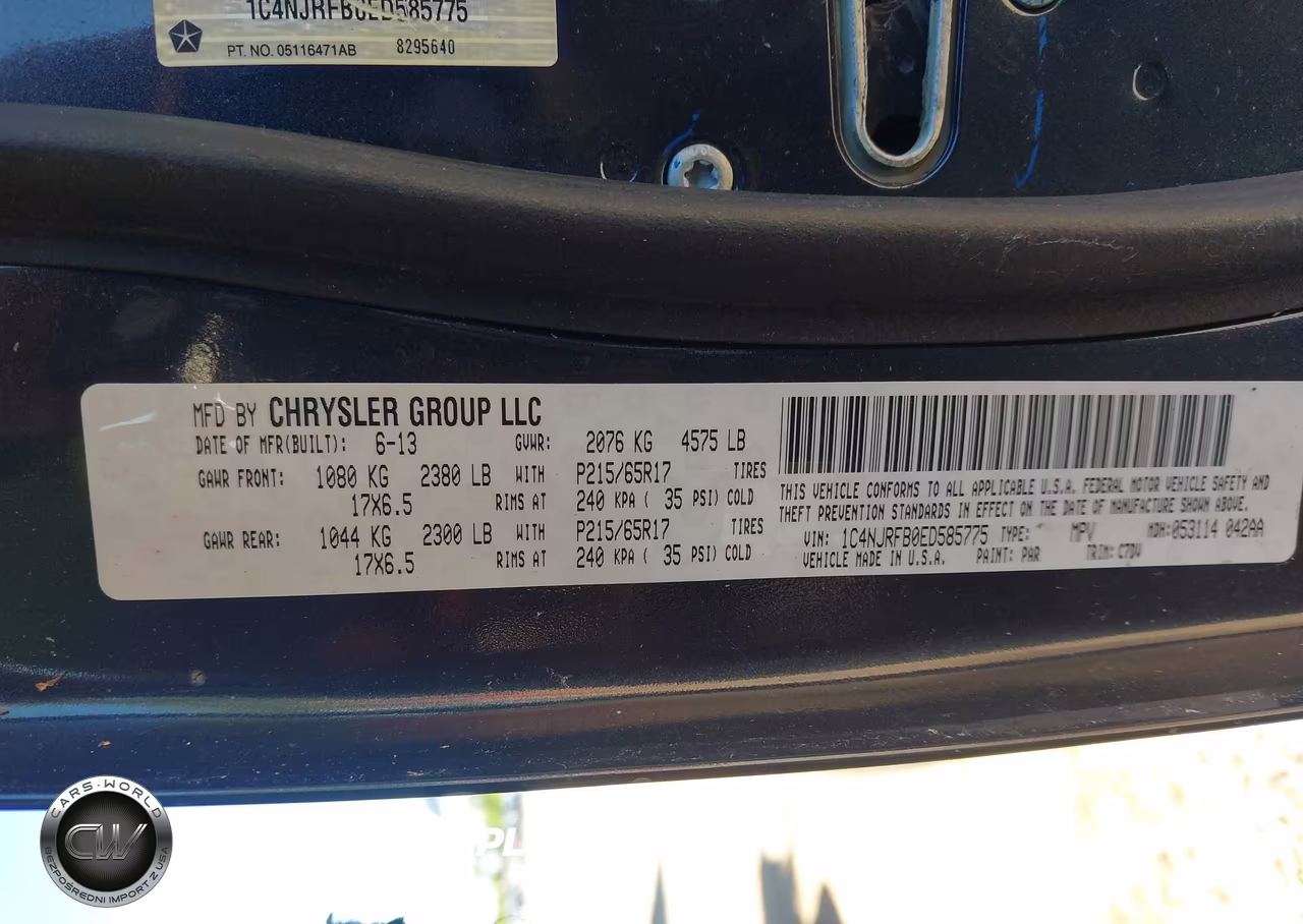 2014 Jeep Patriot Latitude VIN:1C4NJRFB0ED585775 - 9