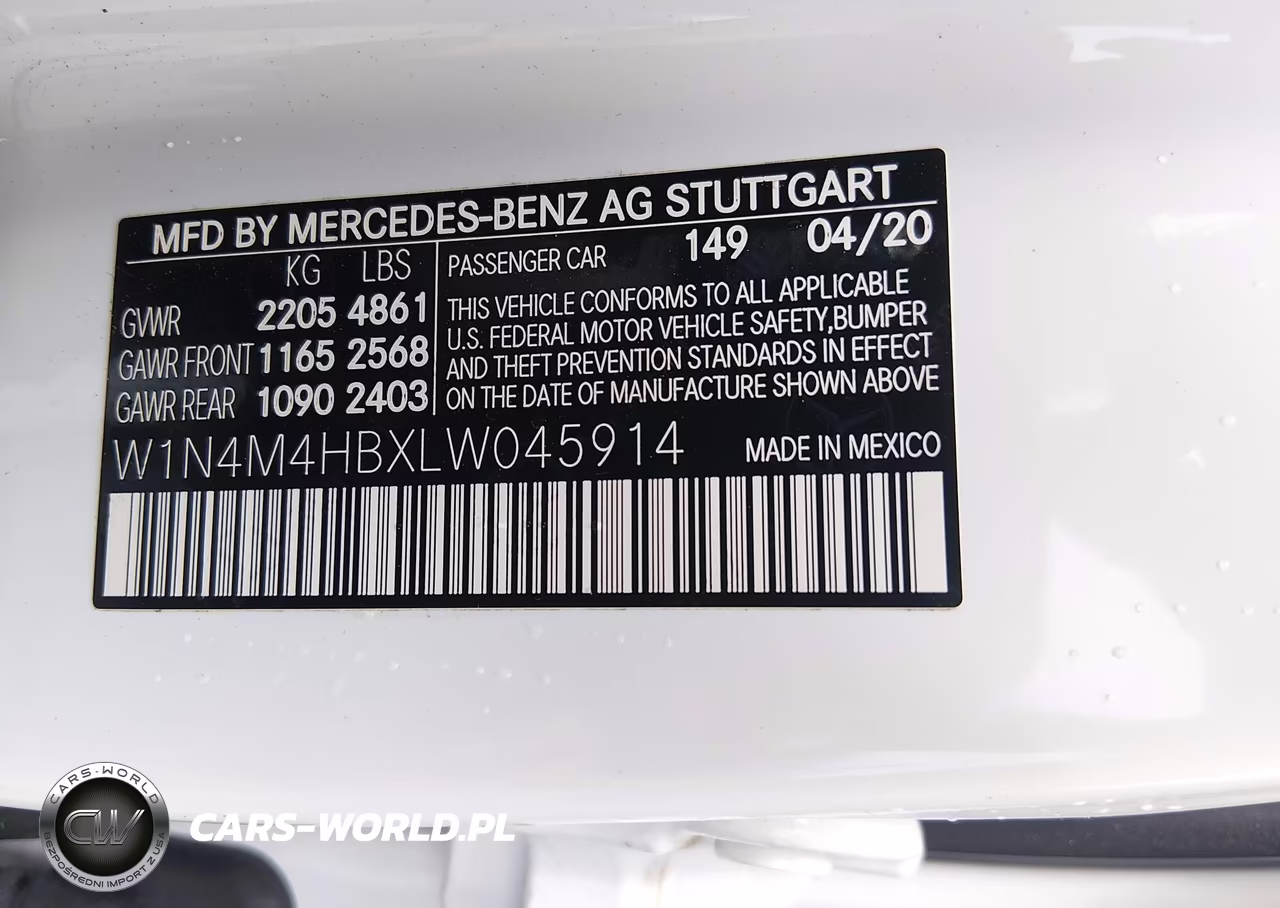 2020 Mercedes-Benz Glb 250 4Matic VIN:W1N4M4HBXLW045914 - 9