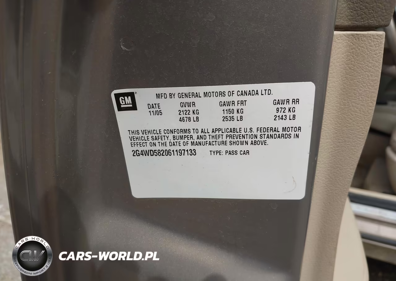 2006 Buick Lacrosse Cxl VIN:2G4WD582061197133 - 9