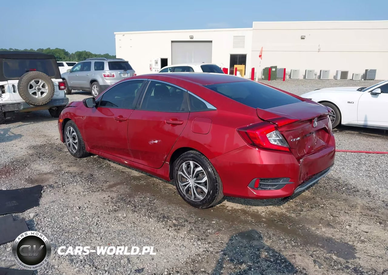 2020 Honda Civic Lx VIN:2HGFC2F65LH600992 - 3