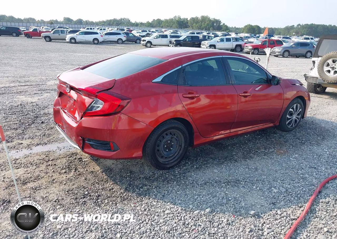2020 Honda Civic Lx VIN:2HGFC2F65LH600992 - 4
