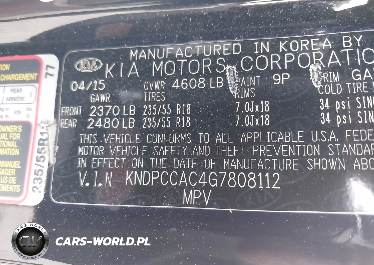 2016 Kia Sportage Ex VIN:KNDPCCAC4G7808112 - 9