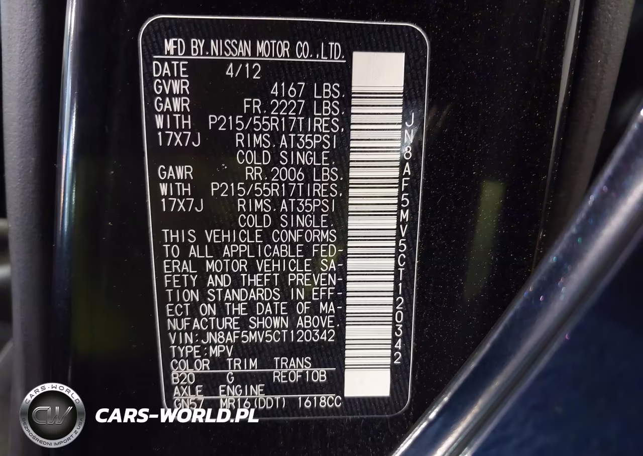 2012 Nissan Juke Sl VIN:JN8AF5MV5CT120342 - 9