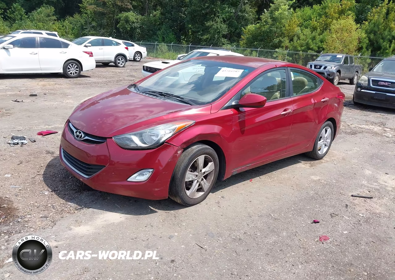 2013 Hyundai Elantra Gls VIN:5NPDH4AE7DH389899 - 2