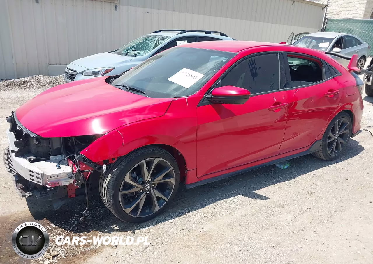 2018 Honda Civic Sport VIN:SHHFK7H40JU206263 - 2