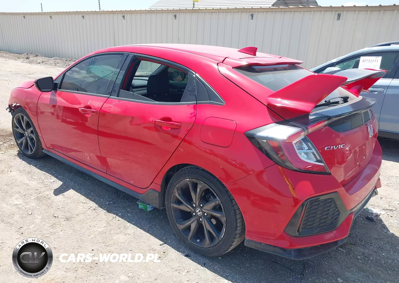2018 Honda Civic Sport VIN:SHHFK7H40JU206263 - 3