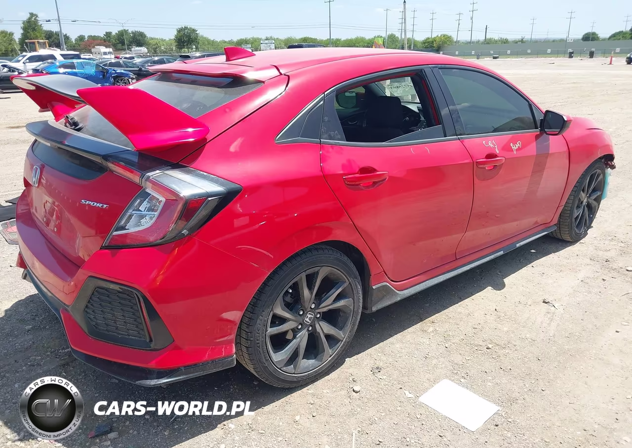 2018 Honda Civic Sport VIN:SHHFK7H40JU206263 - 4