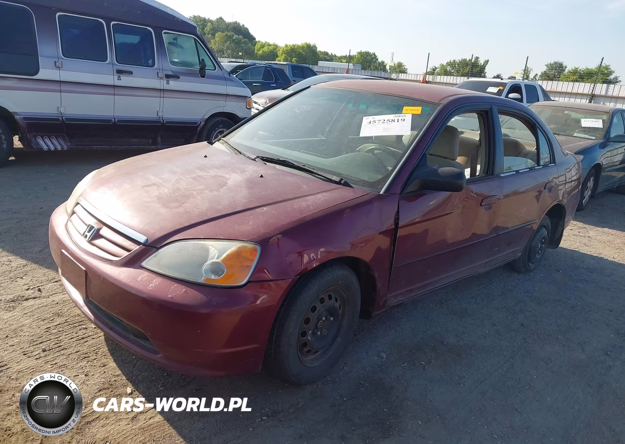 2002 Honda Civic Lx VIN:2HGES16572H585667 - 2