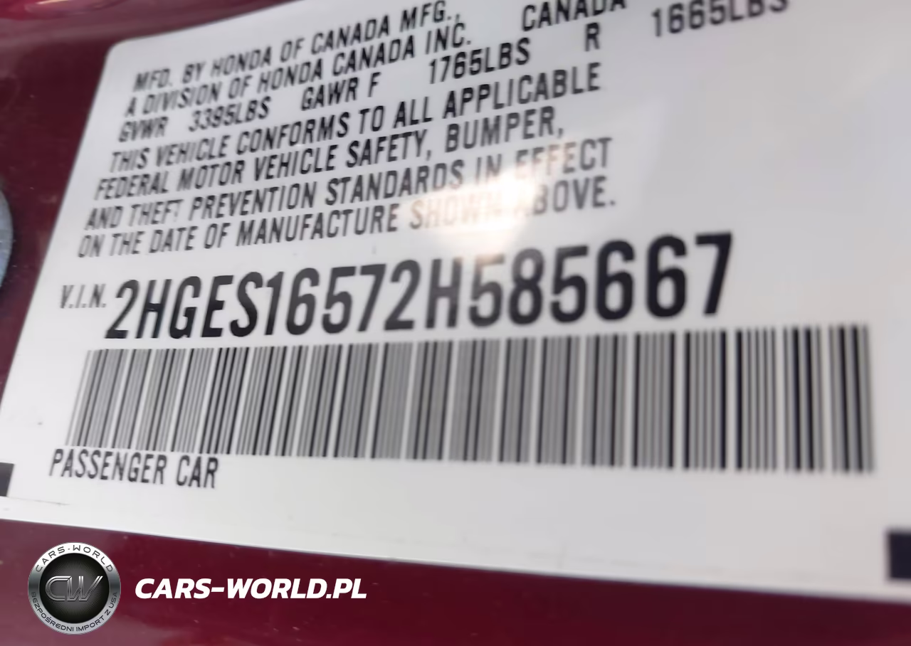 2002 Honda Civic Lx VIN:2HGES16572H585667 - 9