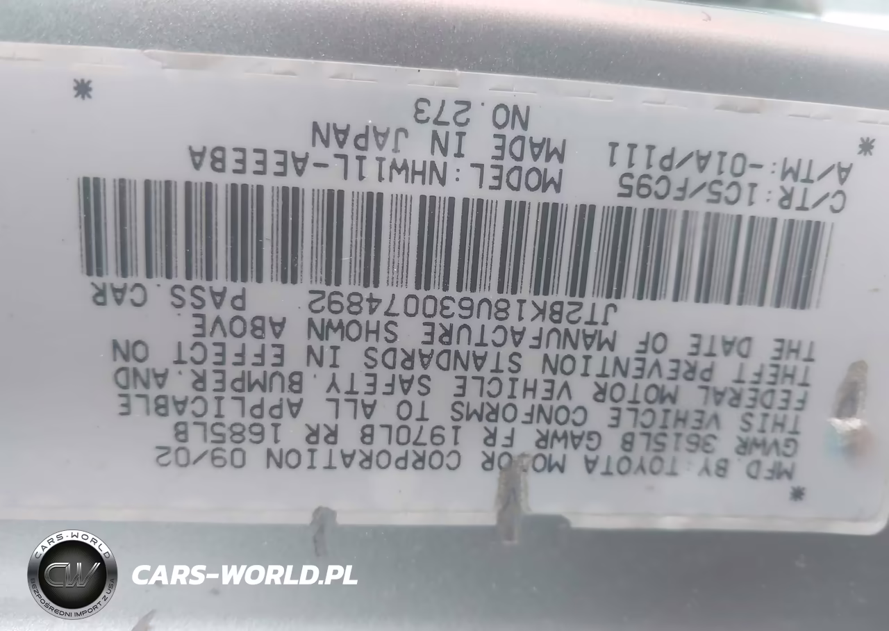 2003 Toyota Prius VIN:JT2BK18U630074892 - 9