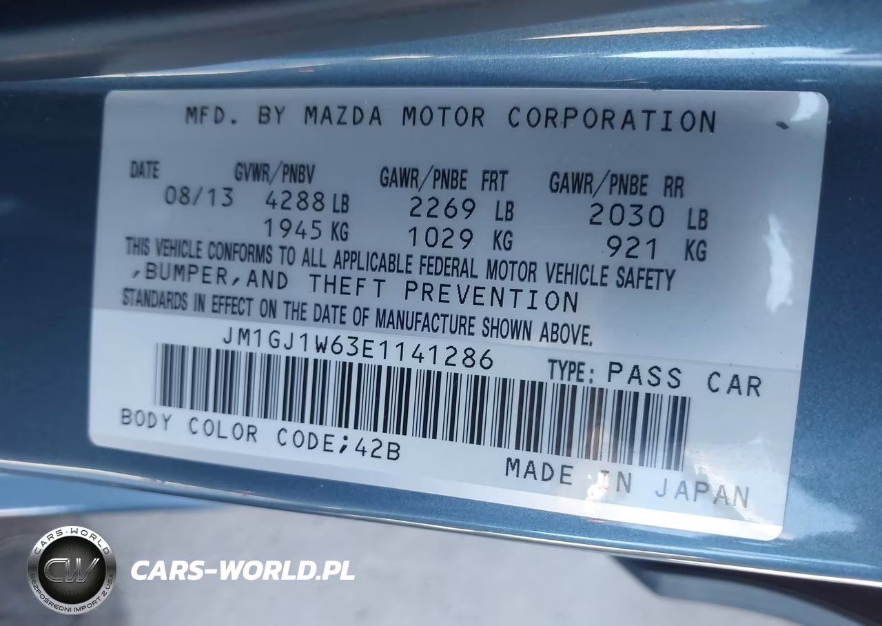2014 Mazda Mazda6 I Grand Touring VIN:JM1GJ1W63E1141286 - 9