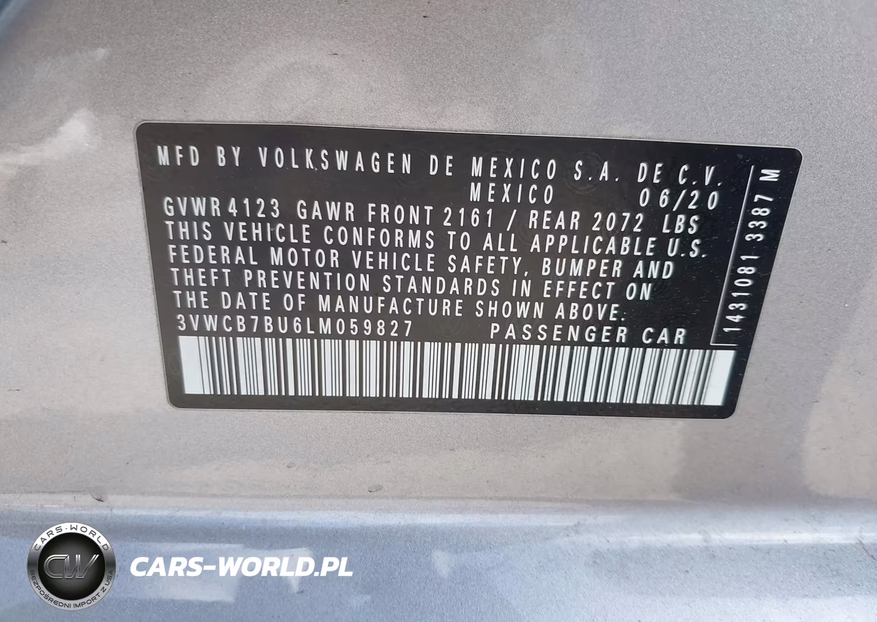 2020 Volkswagen Jetta 1.4T R-Line-1.4T S-1.4T Se VIN:3VWCB7BU6LM059827 - 9