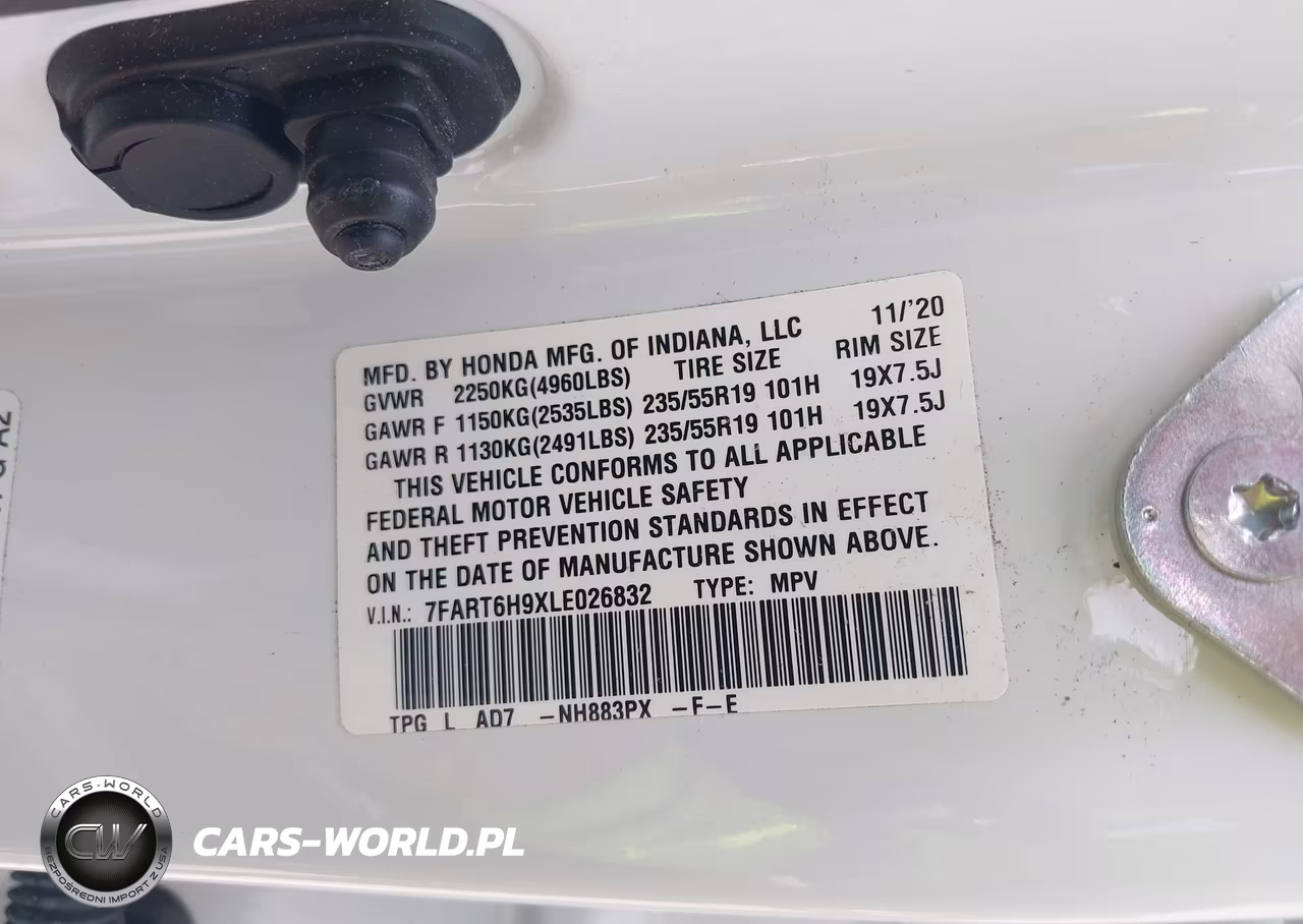 2020 Honda Cr-V Hybrid Touring VIN:7FART6H9XLE026832 - 9