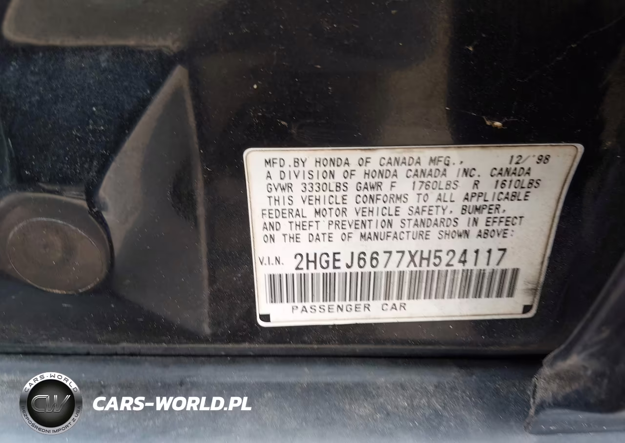 1999 Honda Civic Lx VIN:2HGEJ6677XH524117 - 9