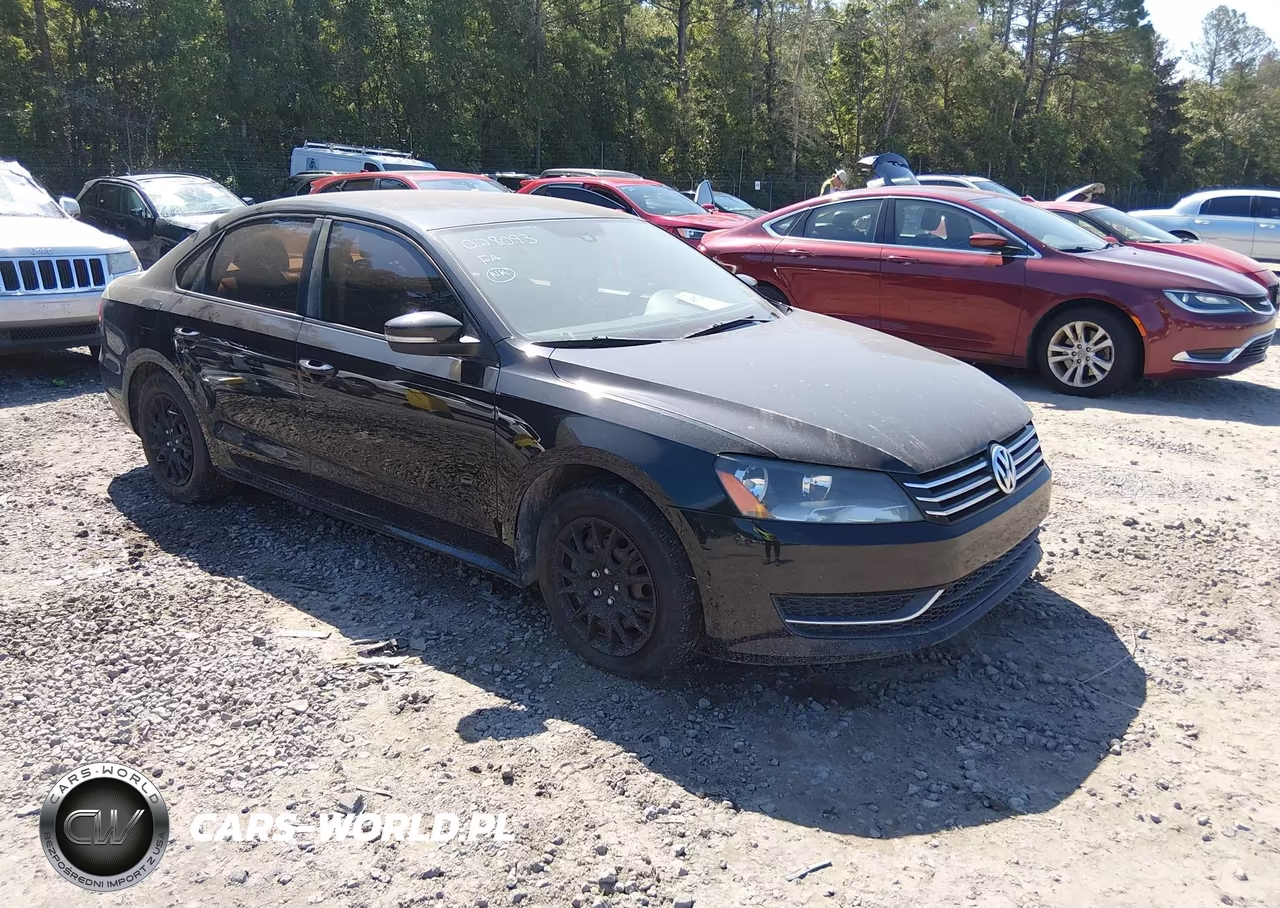 2014 Volkswagen Passat 2.5L S VIN:1VWAP7A30EC028093 - 1