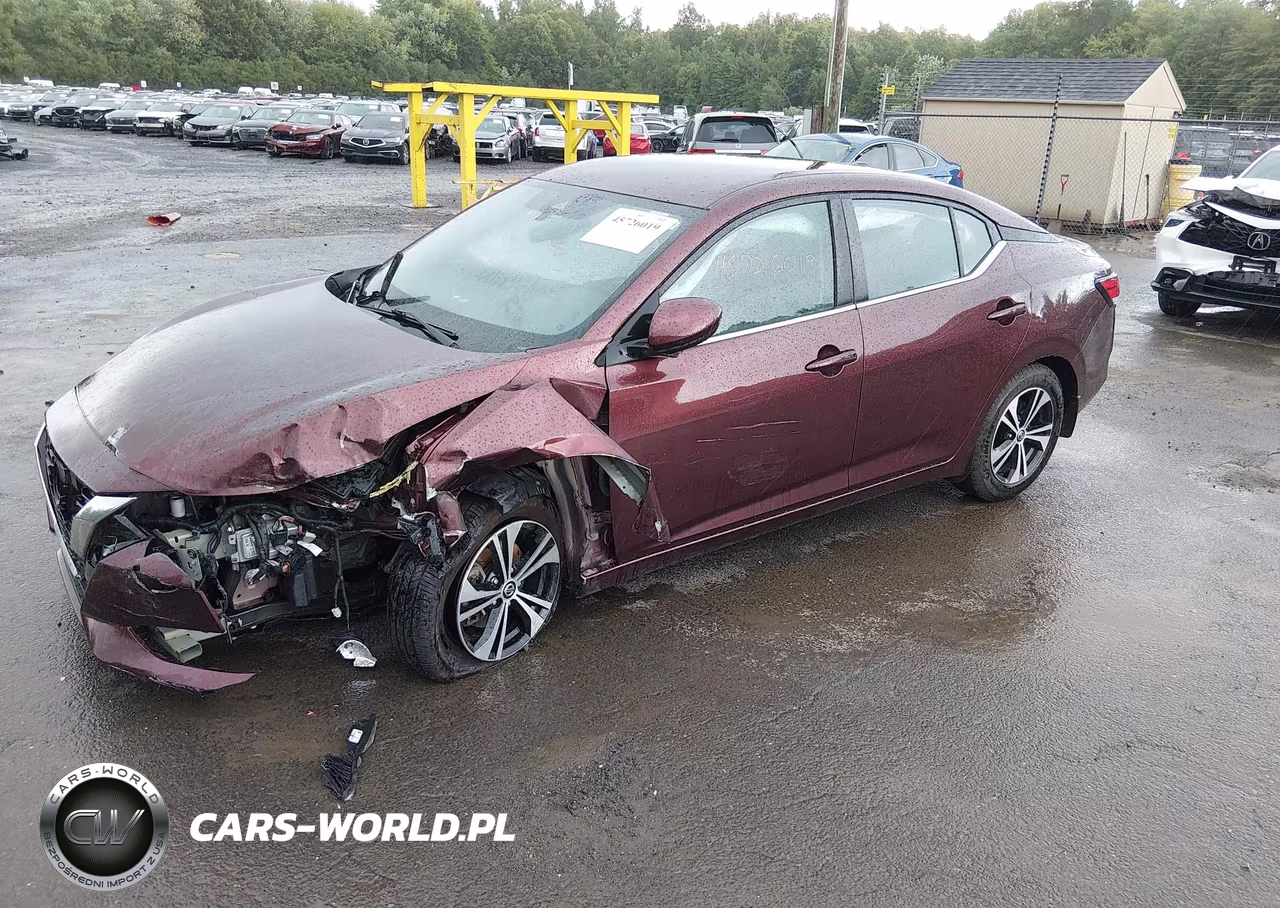 2021 Nissan Sentra Sv Xtronic Cvt VIN:3N1AB8CV2MY314588 - 2