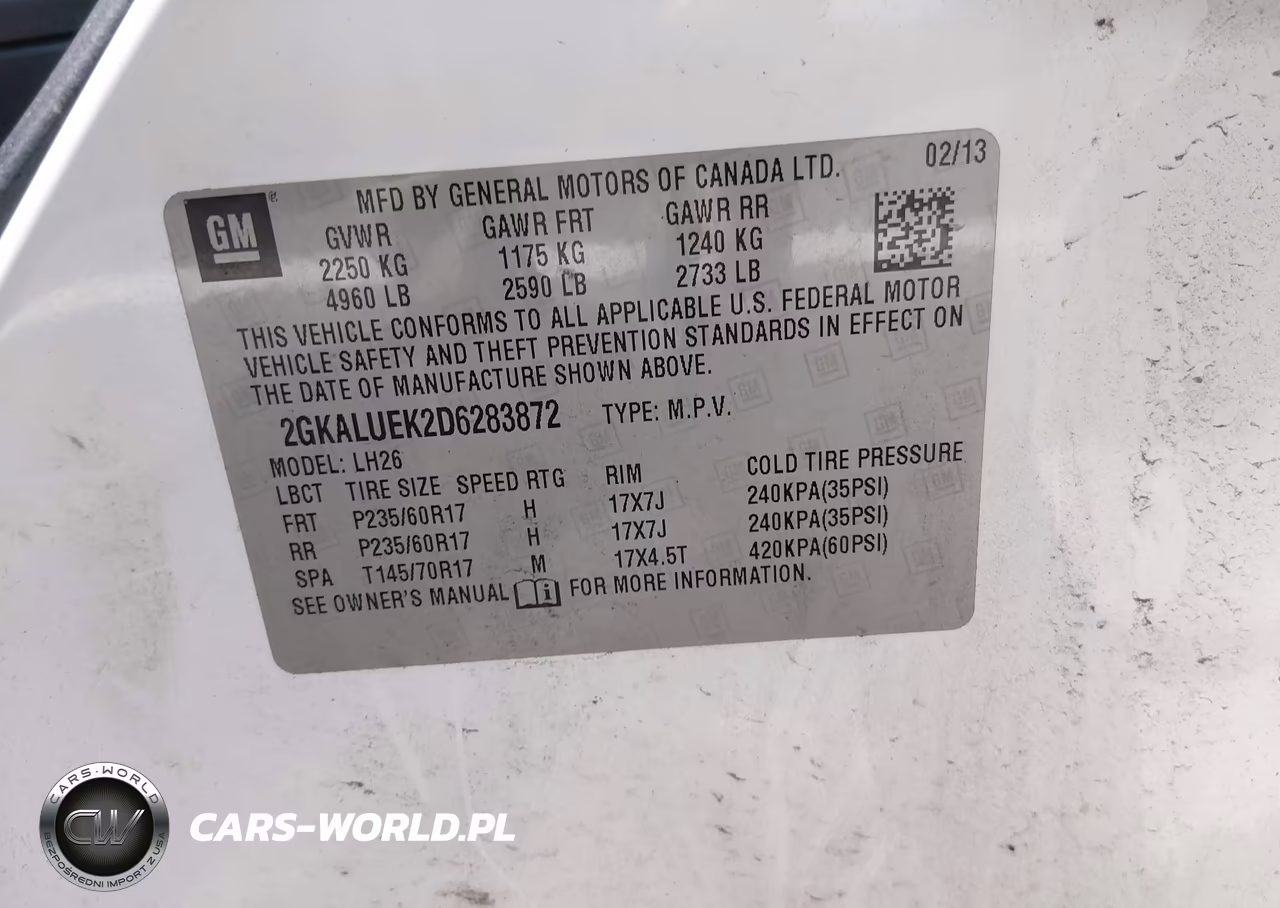 2013 GMC Terrain Slt-1 VIN:2GKALUEK2D6283872 - 9