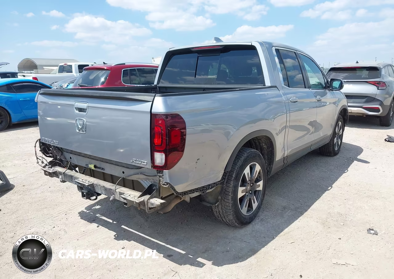 2019 Honda Ridgeline Rtl VIN:5FPYK3F56KB043416 - 4